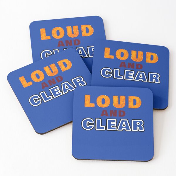 Item preview, LOUD AND CLEAR designed and sold by Gnfree.