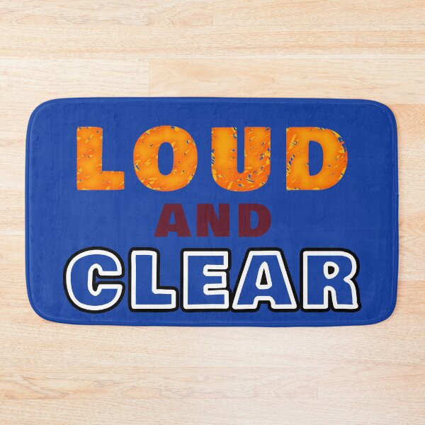 Item preview, LOUD AND CLEAR designed and sold by Gnfree.