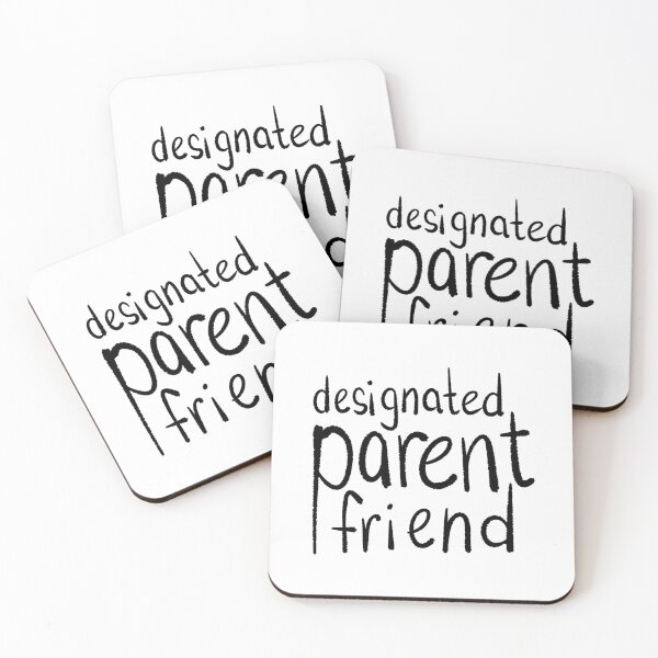 Item preview, Designated parent friend (black version) designed and sold by meg-dl.