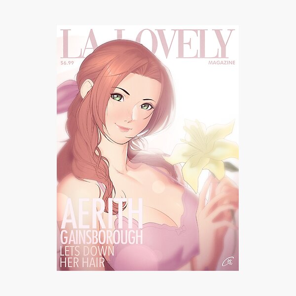 La Lovely - Aerith Gainsborough Cover 1 Photographic Print