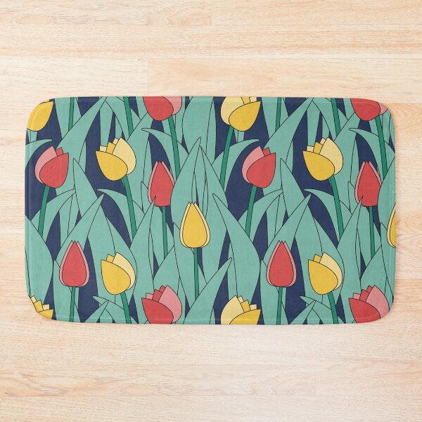 Item preview, Colorful spring tulips in Easter pattern designed and sold by EngineerGoC.