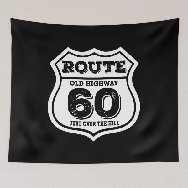 Item preview, Funny Route 60 Highway Sign Sarcastic Birthday Grandad Dad designed and sold by BELASKRI STORE.