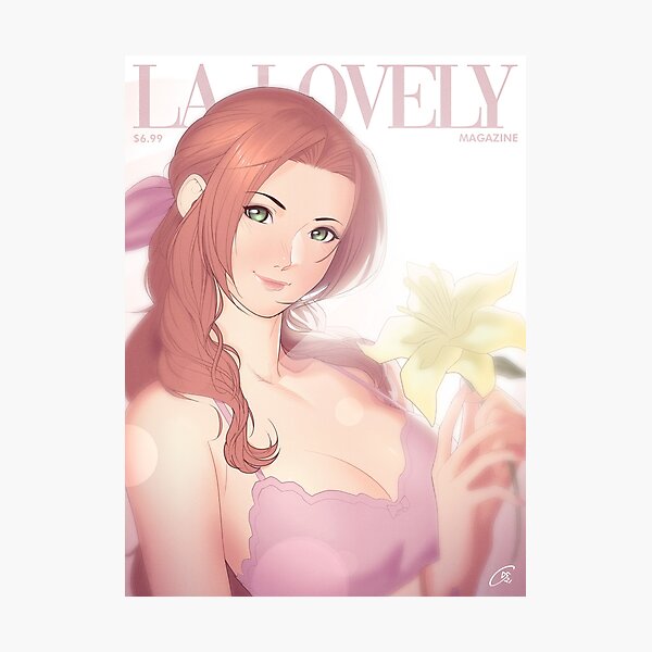 La Lovely - Aerith Gainsborough Cover Deluxe Photographic Print