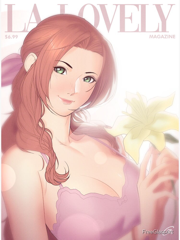 La Lovely - Aerith Gainsborough Cover Deluxe by FreeGlassArt