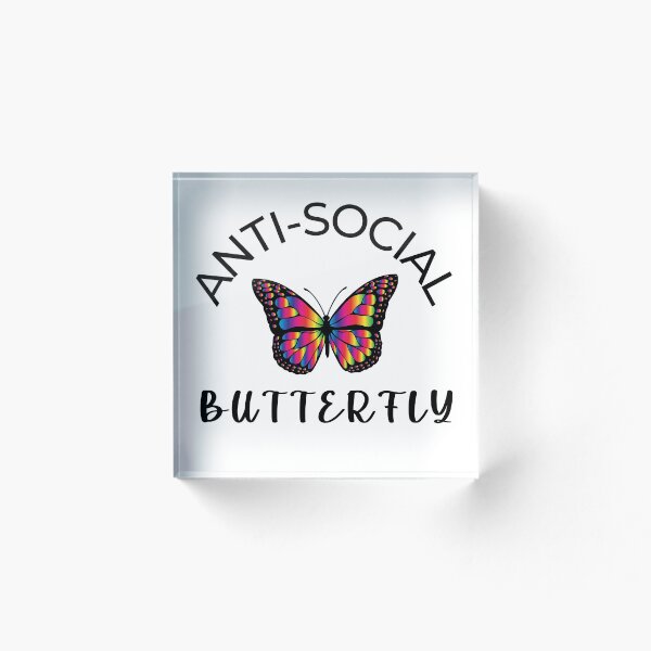 Item preview, Anti Social Butterfly designed and sold by Jacksonsmerch.