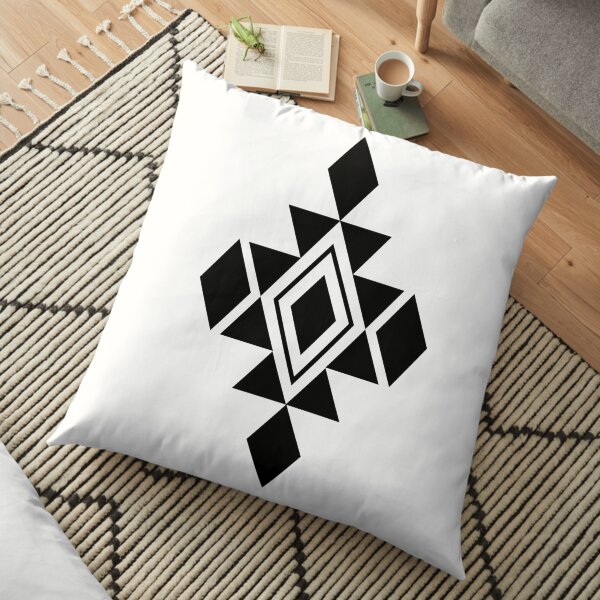 Aztec Boho Design Floor Pillow