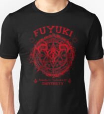 Fuyuki fate stay night university Unisex T-Shirt
