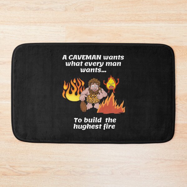 Item preview, Caveman wants huge fire designed and sold by rocklegends99.