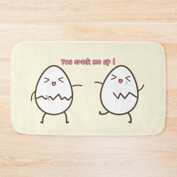 Item preview, You crack me up eggs designed and sold by kittygomeowmeow.