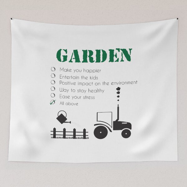 Item preview, garden, farmer, benefits, relax, environment, ecosystem, life, kid, love, health, healthy designed and sold by MHDesignstore.