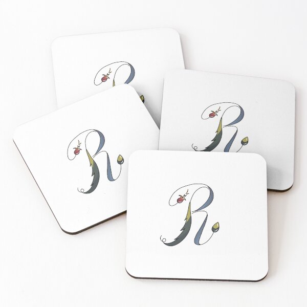 Item preview, Floral letter R designed and sold by Salpisart.