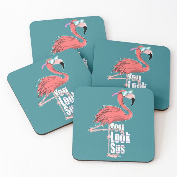Item preview, Flamingo Wearing Sunglass You Look Sus designed and sold by Tai Chan.