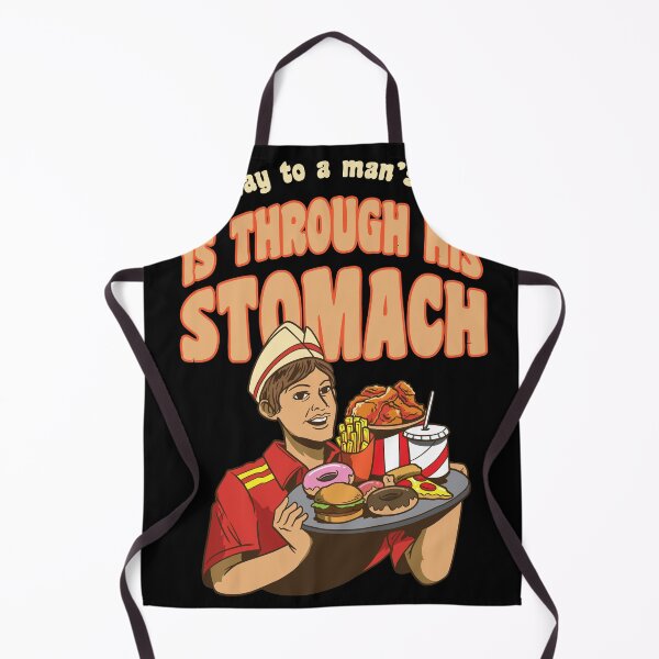 Item preview, The Way to a mans heart is Through his Stomach Funny Chef designed and sold by Rzelemenz.