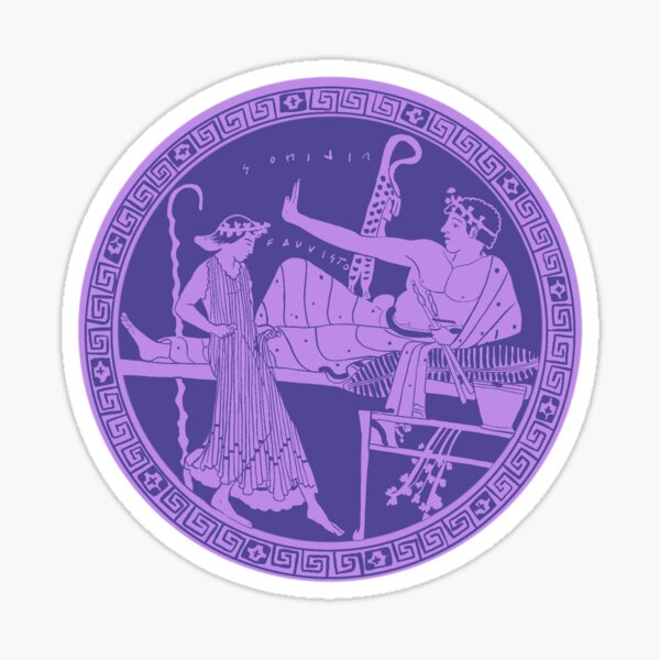 Kylix Interior attrib. Brygos Painter Sticker