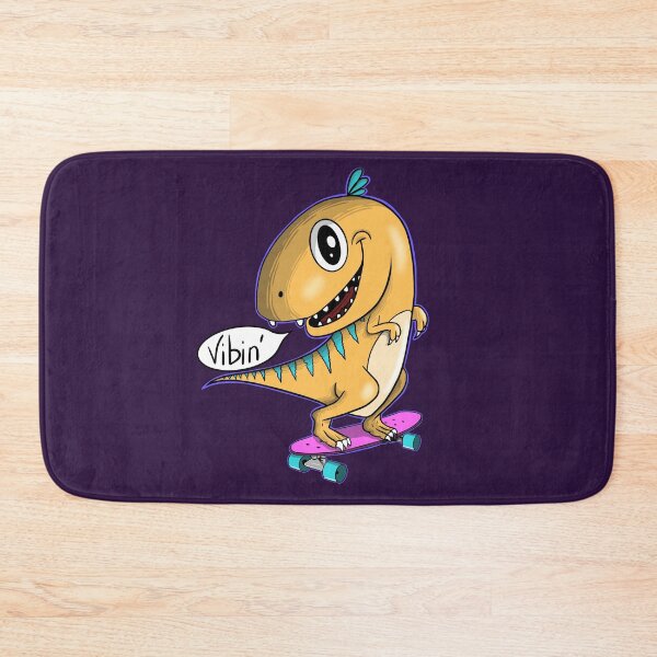 Item preview, Vibin Dinosaur Riding A Skateboard! designed and sold by Tai Chan.