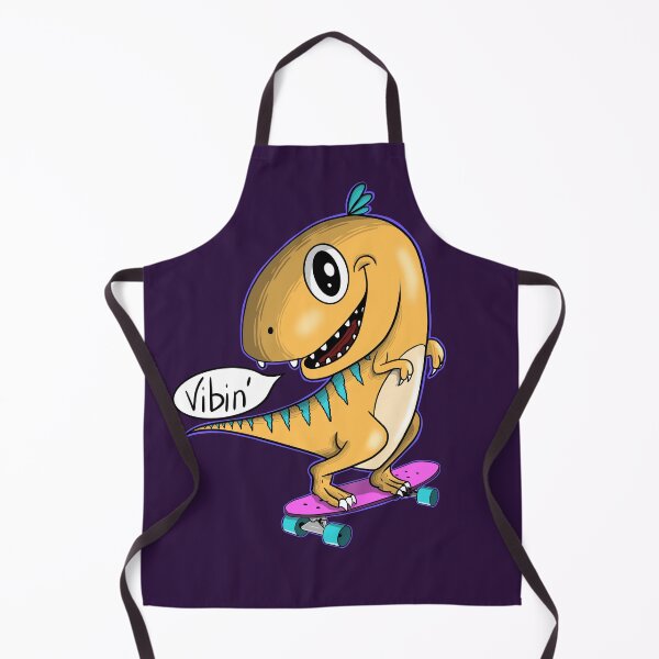 Item preview, Vibin Dinosaur Riding A Skateboard! designed and sold by Tai Chan.