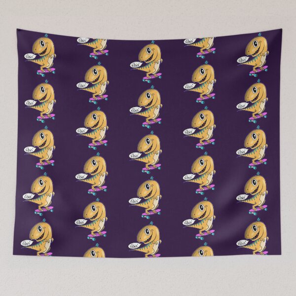 Item preview, Vibin Dinosaur Riding A Skateboard! designed and sold by Tai Chan.