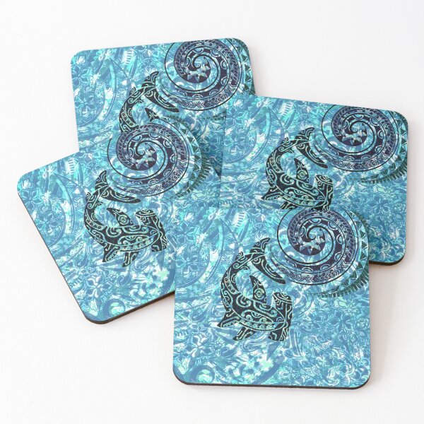 Artikelvorschau, Wild Tribal Shark Ocean Abstract entworfen und verkauft von sunnthreads.