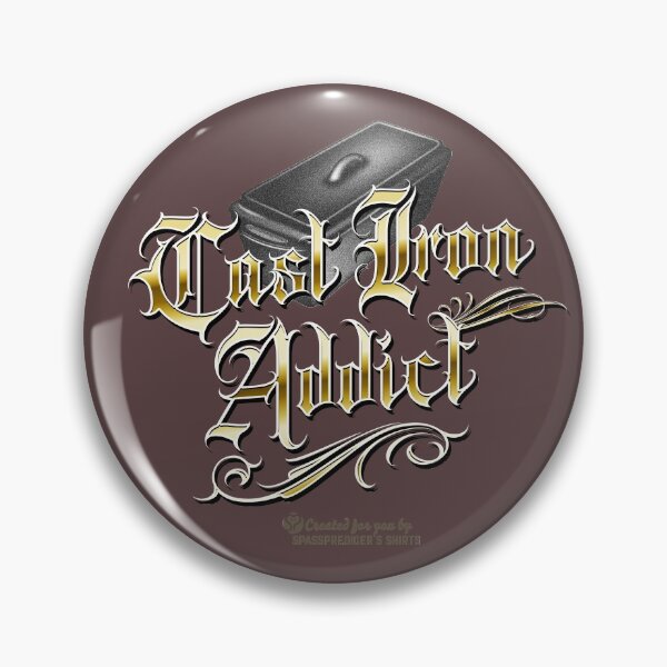 Artikelvorschau, Cast Iron Addict Dutch Oven T-Shirt entworfen und verkauft von Spassprediger.