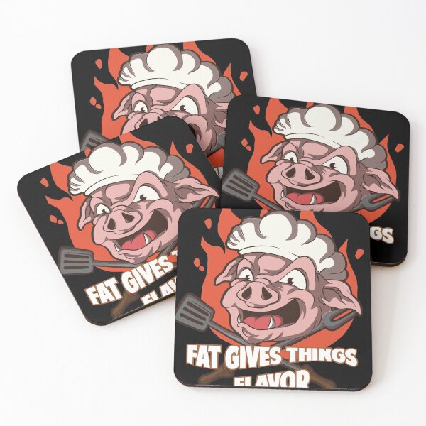 Item preview, Fat gives Things Flavor Grill BBQ Barbecue Cook Funny Chef   designed and sold by Rzelemenz.