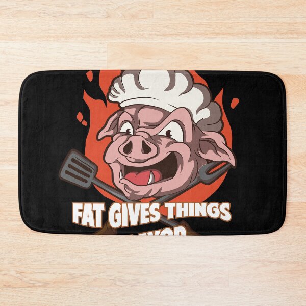 Item preview, Fat gives Things Flavor Grill BBQ Barbecue Cook Funny Chef   designed and sold by Rzelemenz.