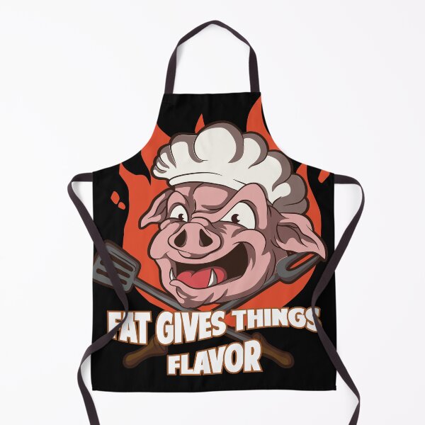Item preview, Fat gives Things Flavor Grill BBQ Barbecue Cook Funny Chef designed and sold by Rzelemenz.