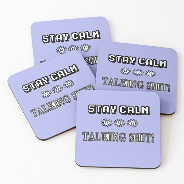 Item preview, Stay Calm And Talking Shit! designed and sold by Viktor Kabbach.