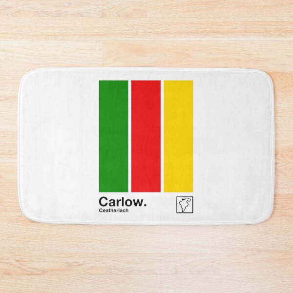 Item preview, County Carlow, Ireland - Retro Style Minimalist Poster Design  designed and sold by AestheticNow.