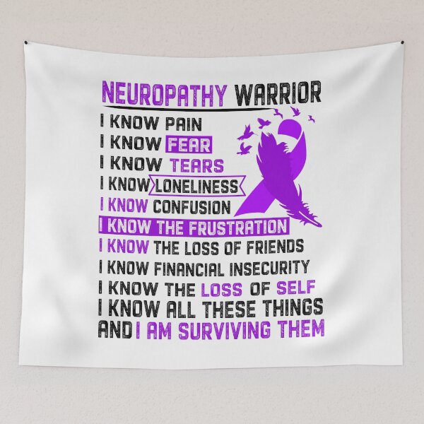 Item preview, I Am Neuropathy Warrior, I Know All These Things and I Am Surviving Them designed and sold by DianabellShop.
