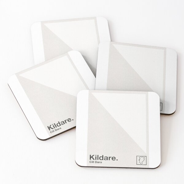 Item preview, County Kildare, Ireland - Retro Style Minimalist Poster Design  designed and sold by AestheticNow.
