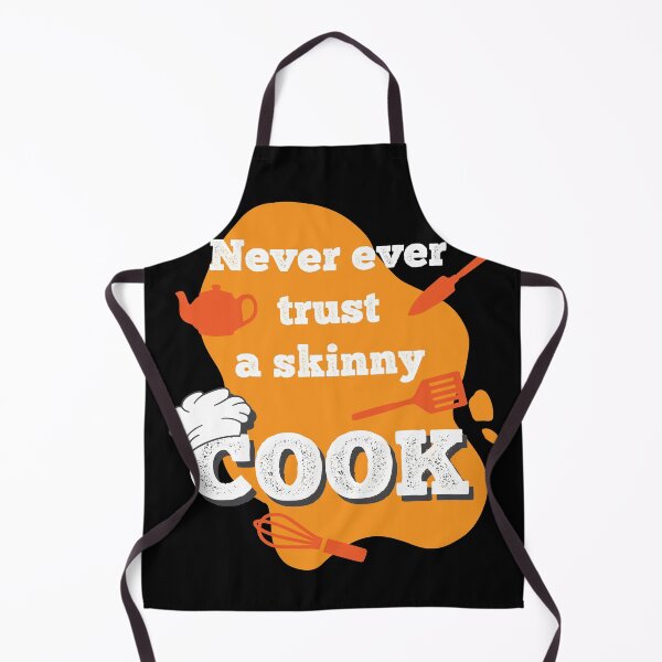 Item preview, Never ever trust a skinny Cook Cooking Hat Funny Chef designed and sold by Rzelemenz.