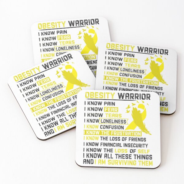 Item preview, I Am Obesity Warrior, I Know All These Things and I Am Surviving Them designed and sold by DianabellShop.