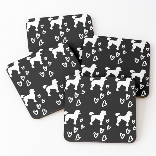 Item preview, Poodle dog breed cute pattern designed and sold by Maful.