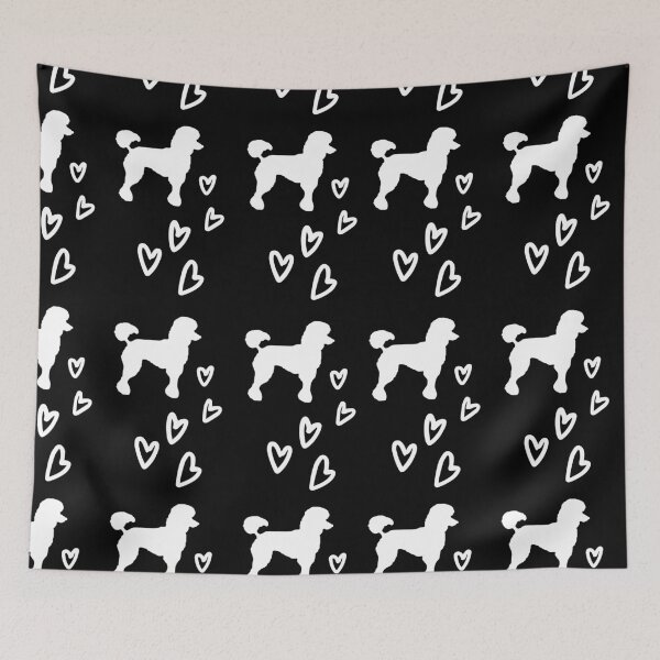 Item preview, Poodle dog breed cute pattern designed and sold by Maful.