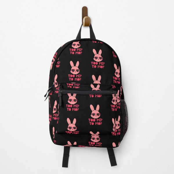 Item preview, Cool Funny Pink Cartoon Rabbit Easter Bunny Easter Teenager Sarcastic Introvert Design designed and sold by BoomDesignsUS.