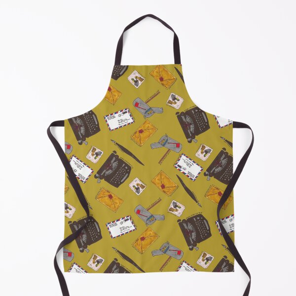 Item preview, Penpal Design in Mustard designed and sold by wolflenoa.