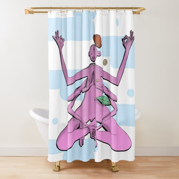 "MEDITAÇÃO2" Shower Curtain