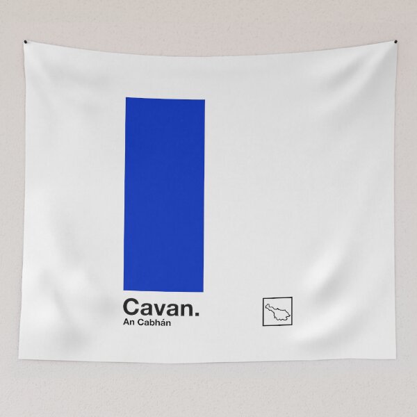 Item preview, County Cavan / Original Retro Style Minimalist Poster Design designed and sold by AestheticNow.