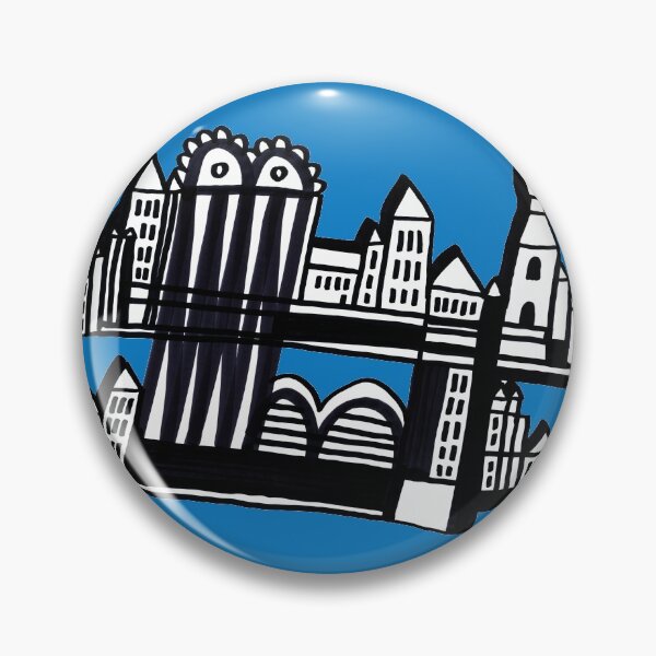 Item preview, "Paper Drawings/Paintings" City on Blue Board designed and sold by Istvan Ocztos.