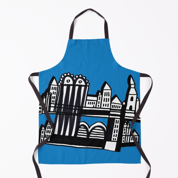 Item preview, "Paper Drawings/Paintings" City on Blue Board designed and sold by Istvan Ocztos.