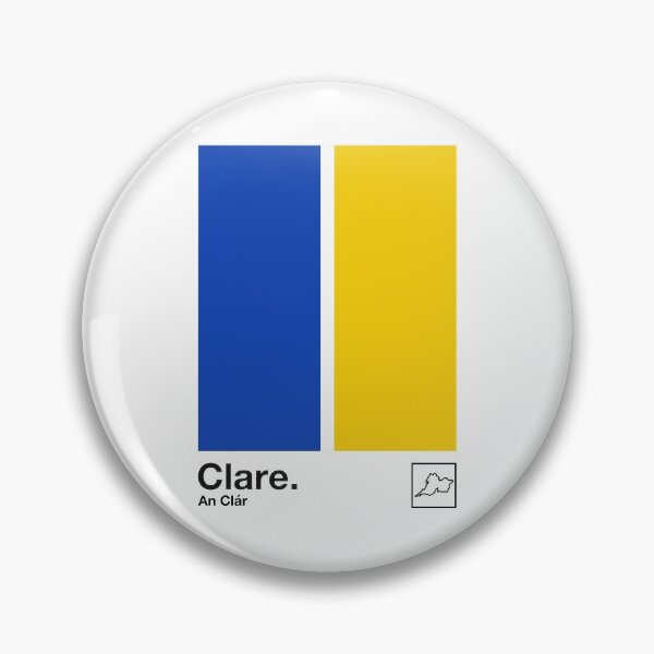 Item preview, County Clare / Original Retro Style Minimalist Poster Design designed and sold by AestheticNow.