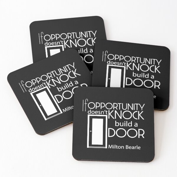 Item preview, If opportunity doesn't knock, build a door. Milton Bearle designed and sold by AnArtiGal.