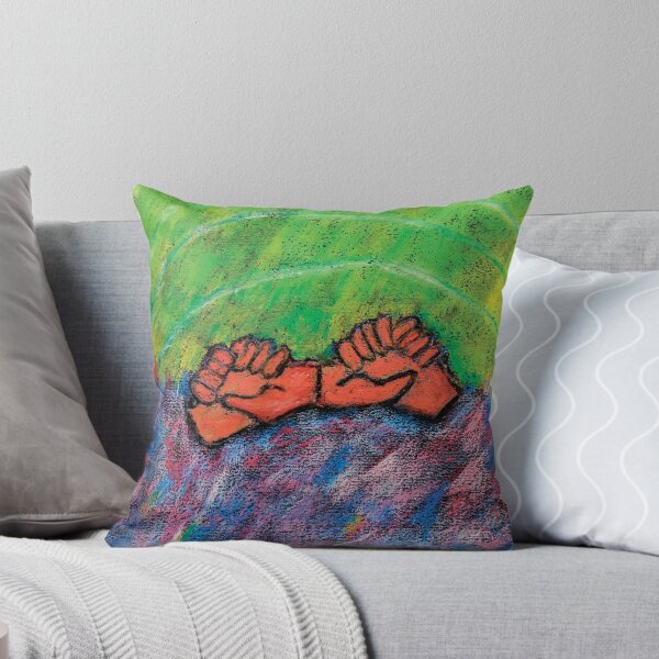 Item preview, Handshake painting pastel technique designed and sold by pineappledizajn.