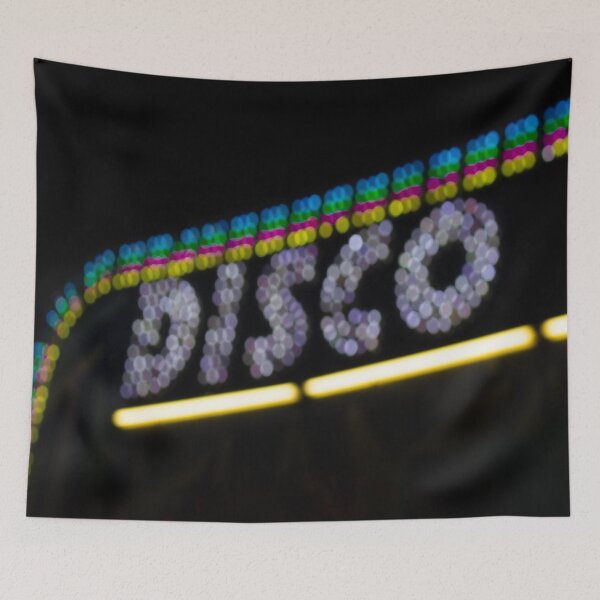 Item preview,  Vintage Neon Disco Blurred Bokeh Light Sign designed and sold by JLPhotographer.