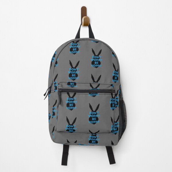 Item preview, Don't Worry Be Hoppy Cool Funny Cartoon Rabbit Easter Bunny Anti Easter Teenager Sarcastic Introvert Design designed and sold by BoomDesignsUS.