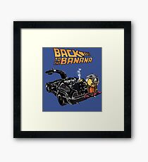 Back To The Banana v2 Framed Print