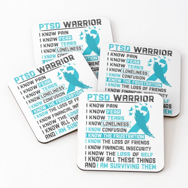 Item preview, I Am PTSD Warrior, I Know All These Things and I Am Surviving Them designed and sold by DianabellShop.