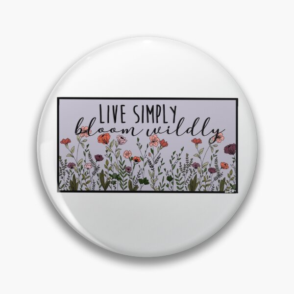 Item preview, Live Simply, Bloom Wildly designed and sold by artfully.bri.