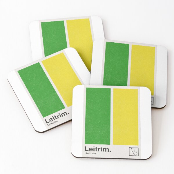 Item preview, County Leitrim, Ireland - Retro Style Minimalist Poster Design  designed and sold by AestheticNow.