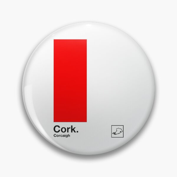 Item preview, County Cork / Original Retro Style Minimalist Poster Design designed and sold by AestheticNow.